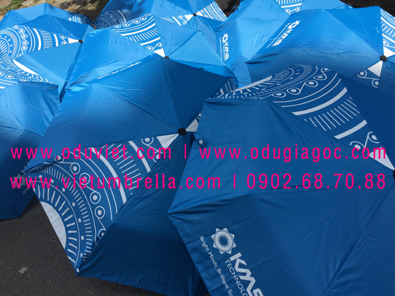 xưởng sản xuất ô dù cầm tay in logo quảng cáo